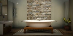 Bathroom Remodel - beautiful bathtub in inviting bathroom - Global Green Solutions